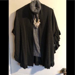 Cardigan Poncho sweater